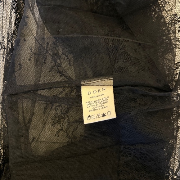 DÔEN Pamelina Dress NWOT - Black Lace - Picture 10 of 11